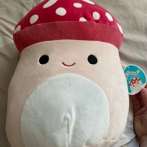 NEW W/ TAGS Rare Cute Squishmallow Malcolm The Mushroom 12” Plush Toy